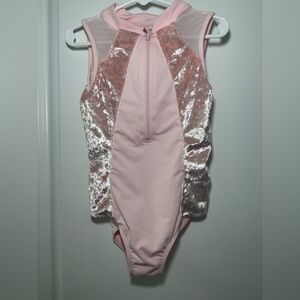 Bloch pink dance leotard